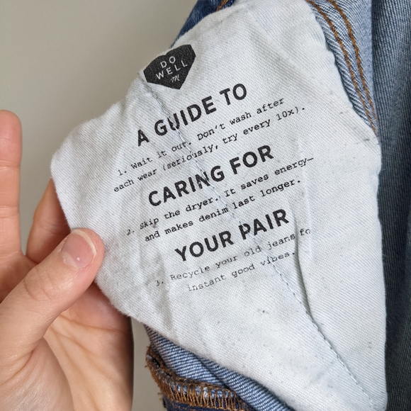 MADEWELL Tapered Jeans: Button Front Edition Size 26 EUC - Picture 10 of 16